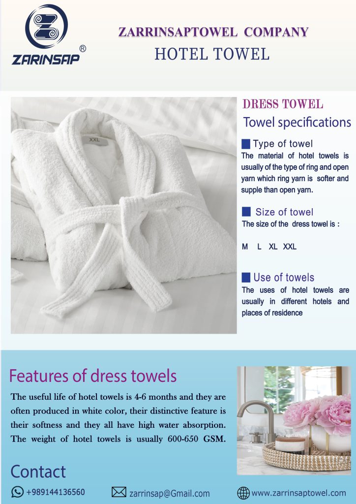 Dress hotel towel